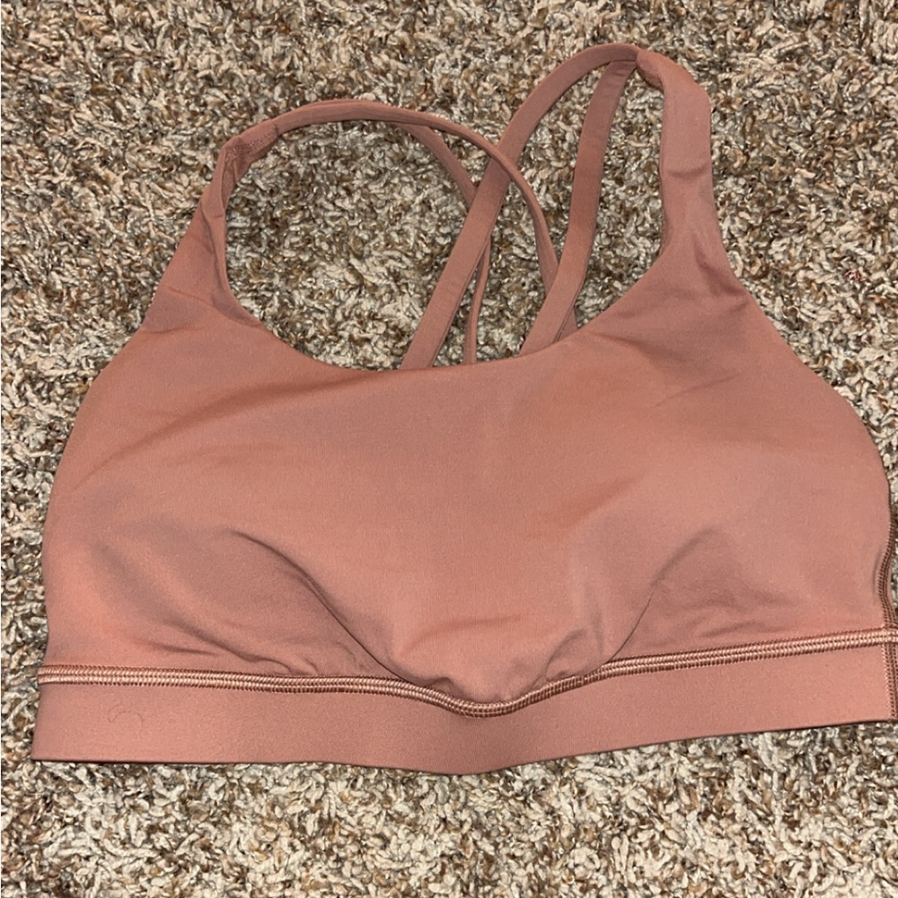 Lululemon Athletica Tan Tank Top with Strappy Back